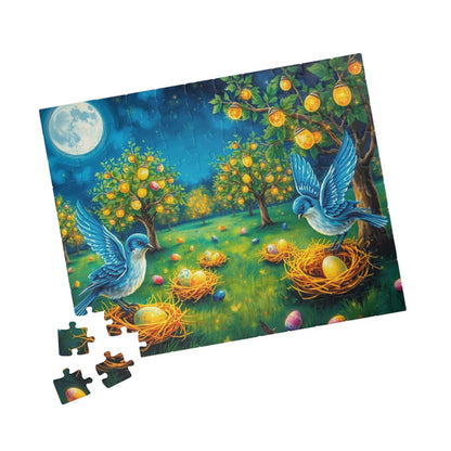 Colorful Easter Nest Jigsaw Puzzle for Adults, Perfect for Family Fun, Solo Entertainment, Mental Exercise, Holiday and Birthday Gifts Puzzle The Puzzle Chest