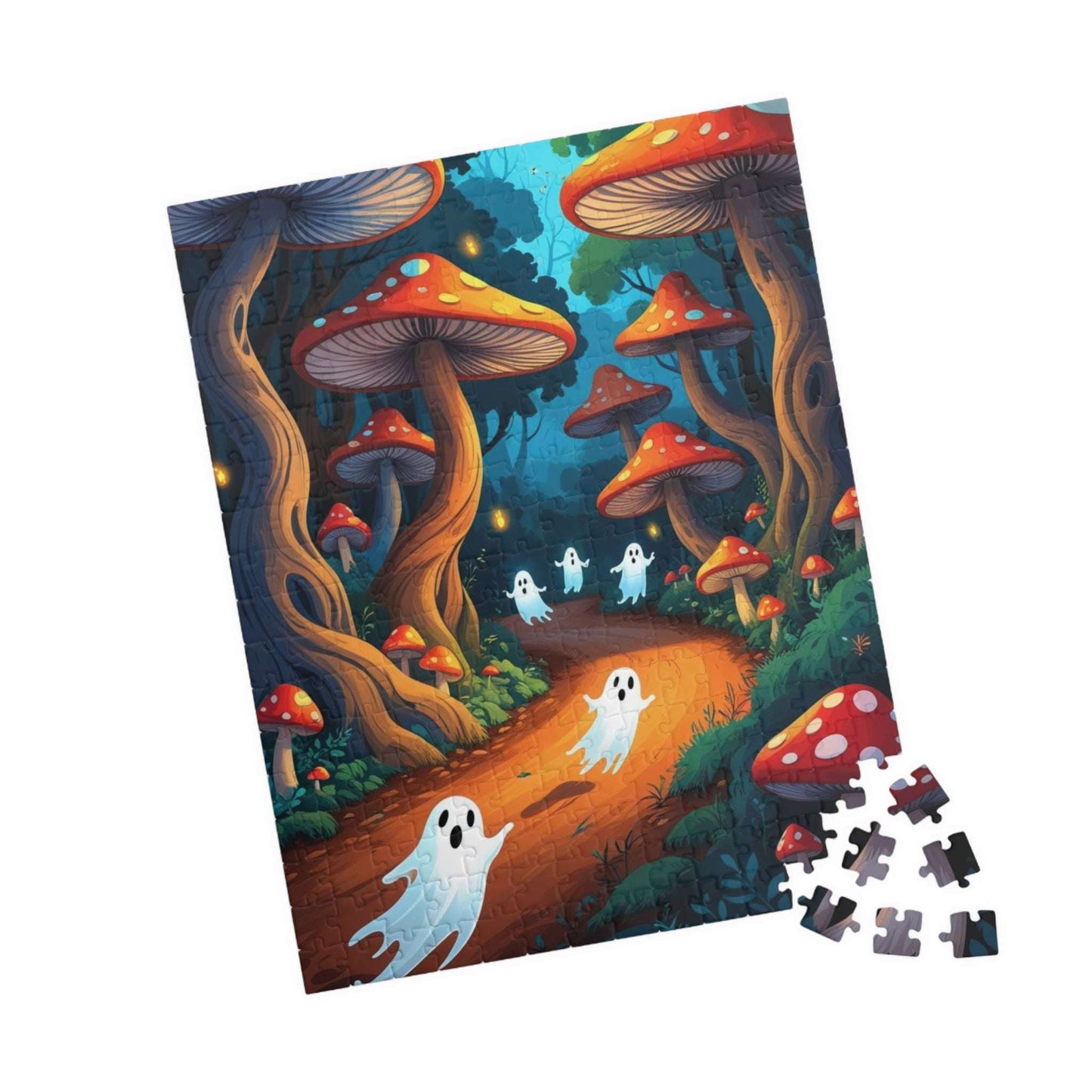 Charming Ghostly Adventure Halloween Jigsaw Puzzle for Adults, 110-1014 Pieces