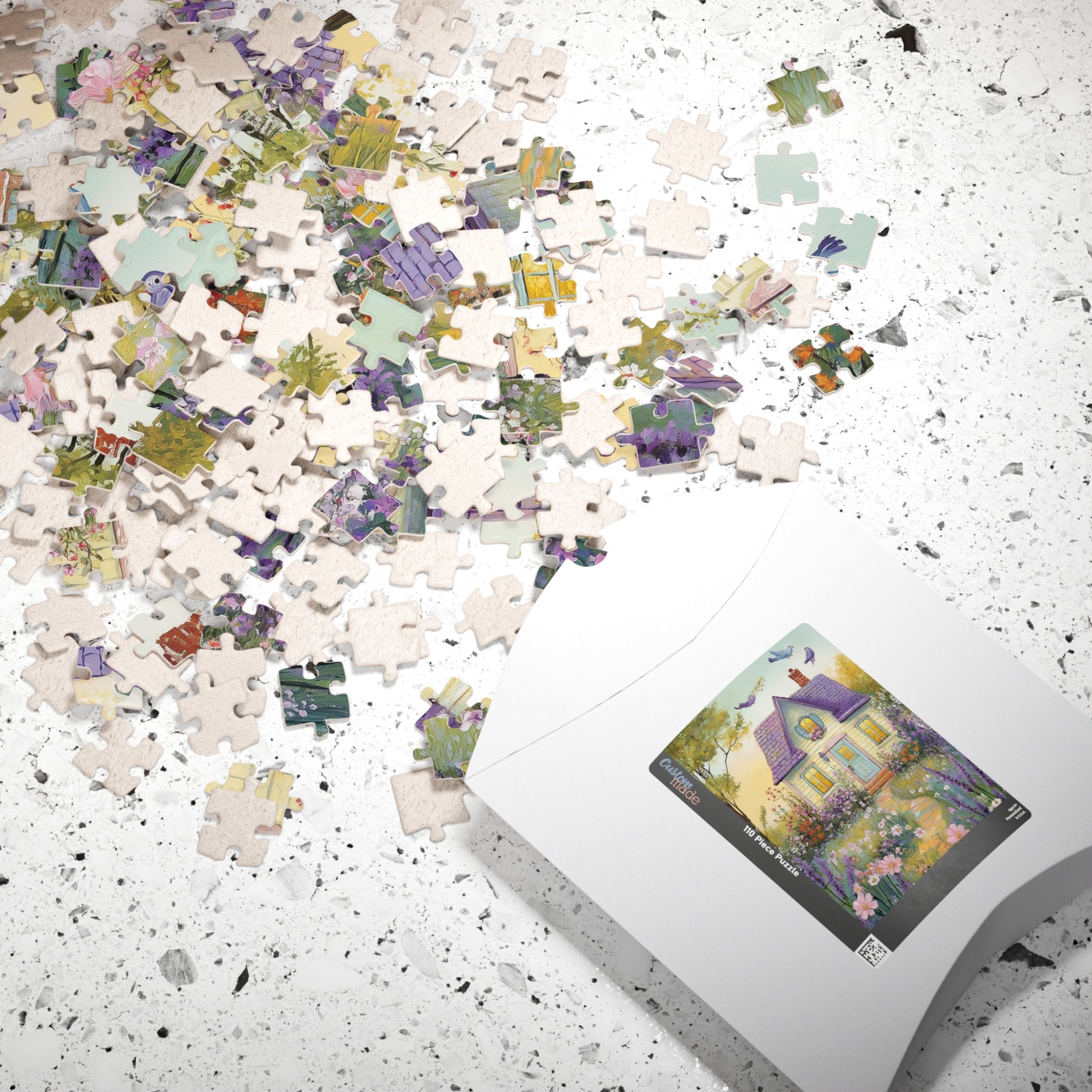 Whimsical Floral Cottage Jigsaw Puzzle Puzzle The Puzzle Chest
