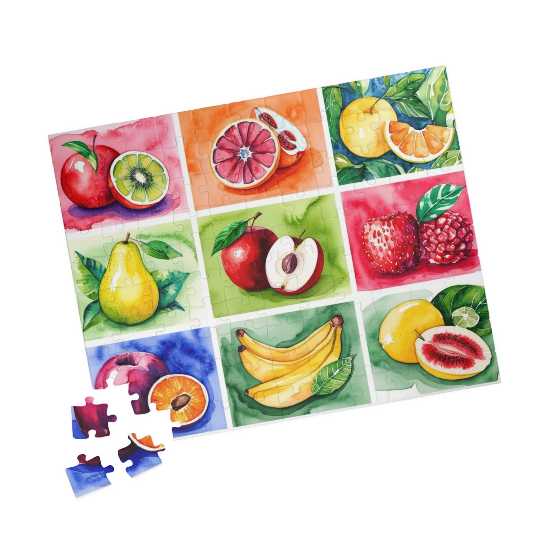 Fruit Collage Puzzle, Fun Jigsaw for Adults, Creative Activity, Brain Teaser Game, Unique Gift, Wall Art Home Decor, Foodie Puzzle The Puzzle Chest