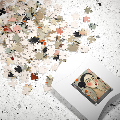 Jigsaw Puzzle, Surreal Woman Portrait in Soft Pastel Colors, 110-1014 Piece Artistic Mindfulness Activity, Home Entertainment, Gift for Her Puzzle The Puzzle Chest