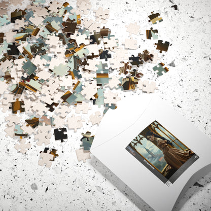 Elegant Medieval Princess Puzzle - Enchanting Castle View Scene, 110-1014 pieces, Perfect Gift for Puzzle Lovers, Cozy Evenings, Relaxation Puzzle The Puzzle Chest