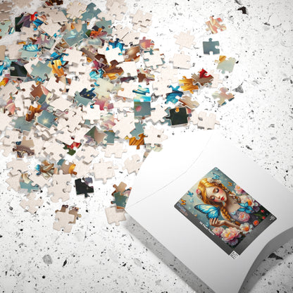 Butterfly Dream Puzzle, Enchanting Art Jigsaw Game, Nature Animal-themed Gift, Floral Puzzle for Adult, Family Activity or Solo Fun Puzzle The Puzzle Chest