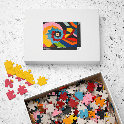 Colorful Abstract Art Puzzle for Fun Family or Solo Activity Puzzle The Puzzle Chest