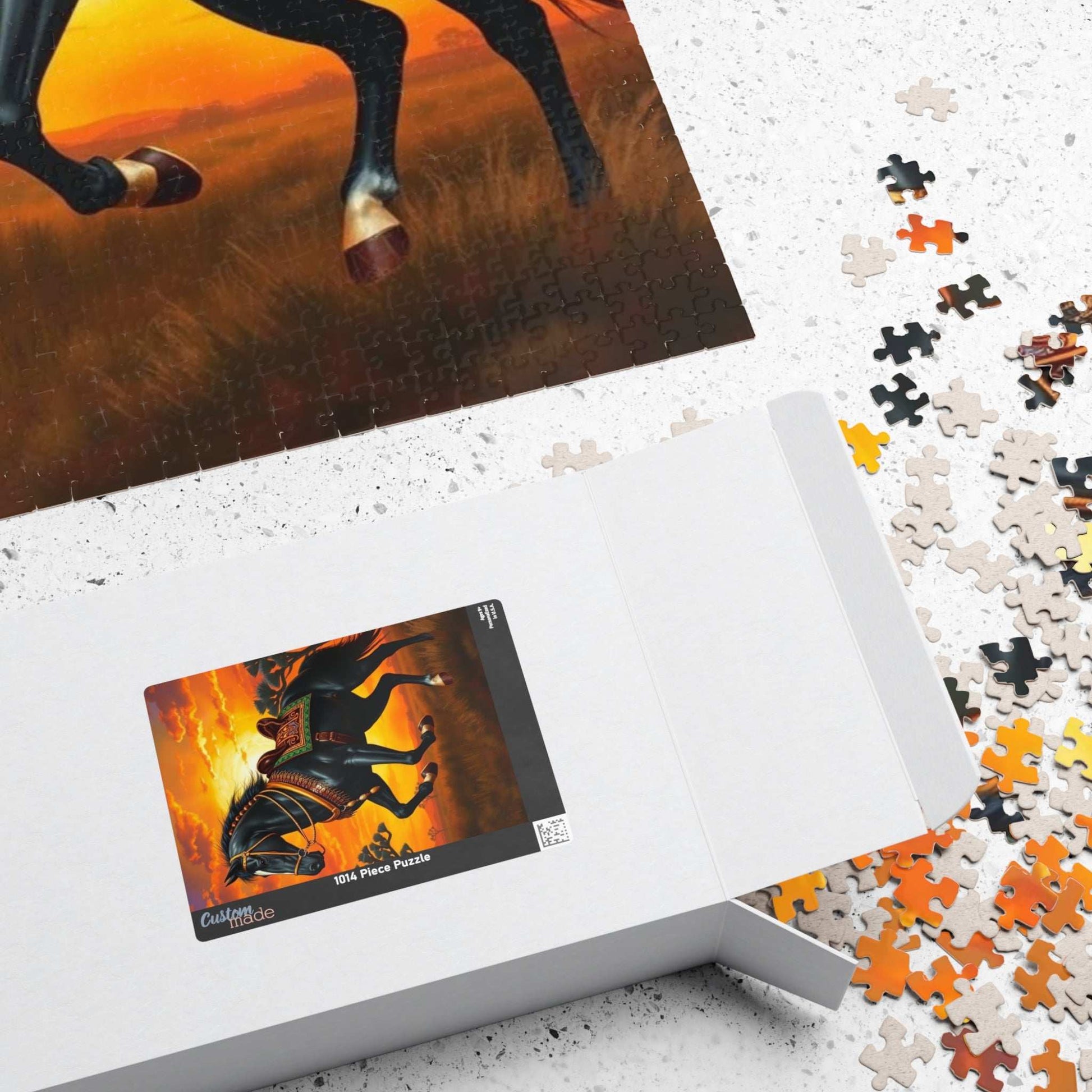 Majestic Horse Puzzle, Equestrian Art Jigsaw, Friend Gift for Horse Lovers, Family Fun Activity, Home Entertainment, Brain Teaser Puzzle The Puzzle Chest