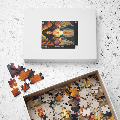 Mythical Moon Goddess Puzzle, 110-1014 Piece Jigsaw Game, Mindful Family Entertainment or Solo Fun, Perfect Gift for Puzzle Fantasy Lover