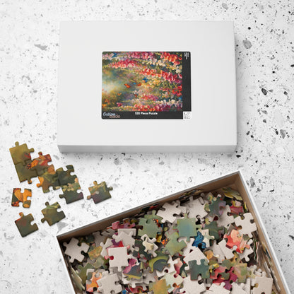 Butterfly and Snapdragon Flower Jigsaw Puzzle, Serene Floral Nature Scene, Ideal Gift for Nature Lovers, Puzzle Enthusiasts, Art Fans Puzzle The Puzzle Chest