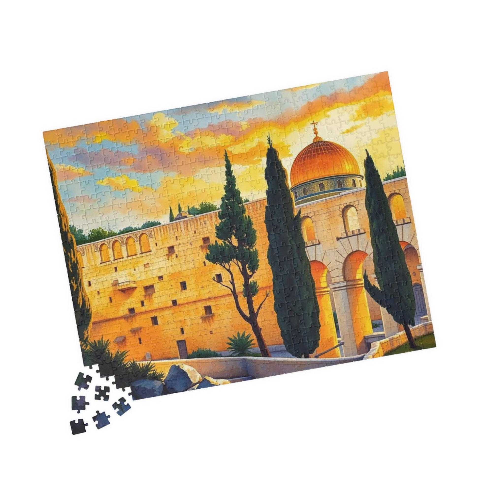 Western Wall Jigsaw Puzzle of Historic Landmark in Jerusalem Israel 520 pcs (Horizontal) Puzzle The Puzzle Chest
