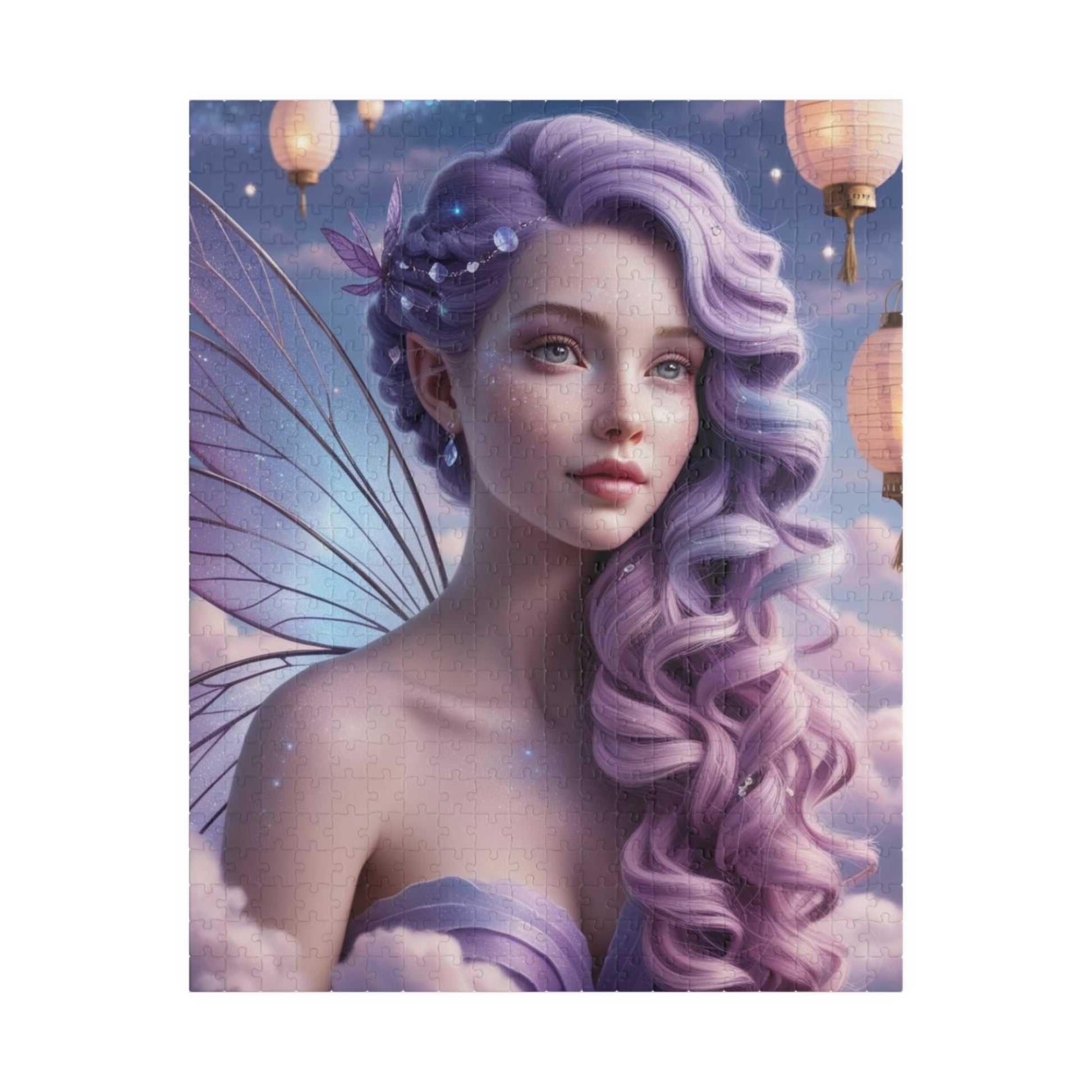 Dreamy Fairy Puzzle, Enchanting Mythical Art Jigsaw Game, Fantasy Gift for Puzzle Lover, Mindfulness Activity, Brain Teaser 520 pcs (Vertical) Puzzle The Puzzle Chest