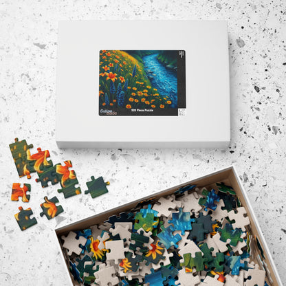 Scenic Nature Puzzle, Landscape Jigsaw Game for Adults, Gift for Friend, Nature Lover Present, Family Fun Indoor Activity, Mindfulness Puzzle The Puzzle Chest