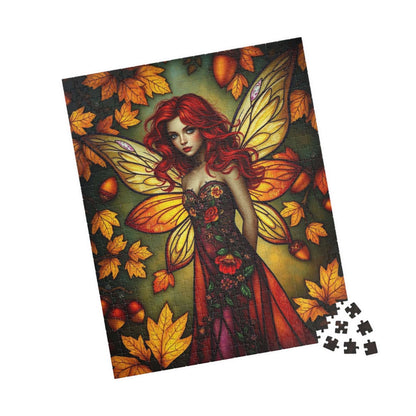 Autumn Fairy Tale Puzzle - Magical Artwork for Unique Home Decor, Gift for Puzzle Lovers, Family or Solo Activity, Brain Teaser