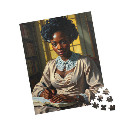 Elegant Vintage Puzzle - Black American Woman, Relaxing Gift for Her, Family Game Night, Art Collectors, Birthday Gift, Mindfulness Activity Puzzle The Puzzle Chest