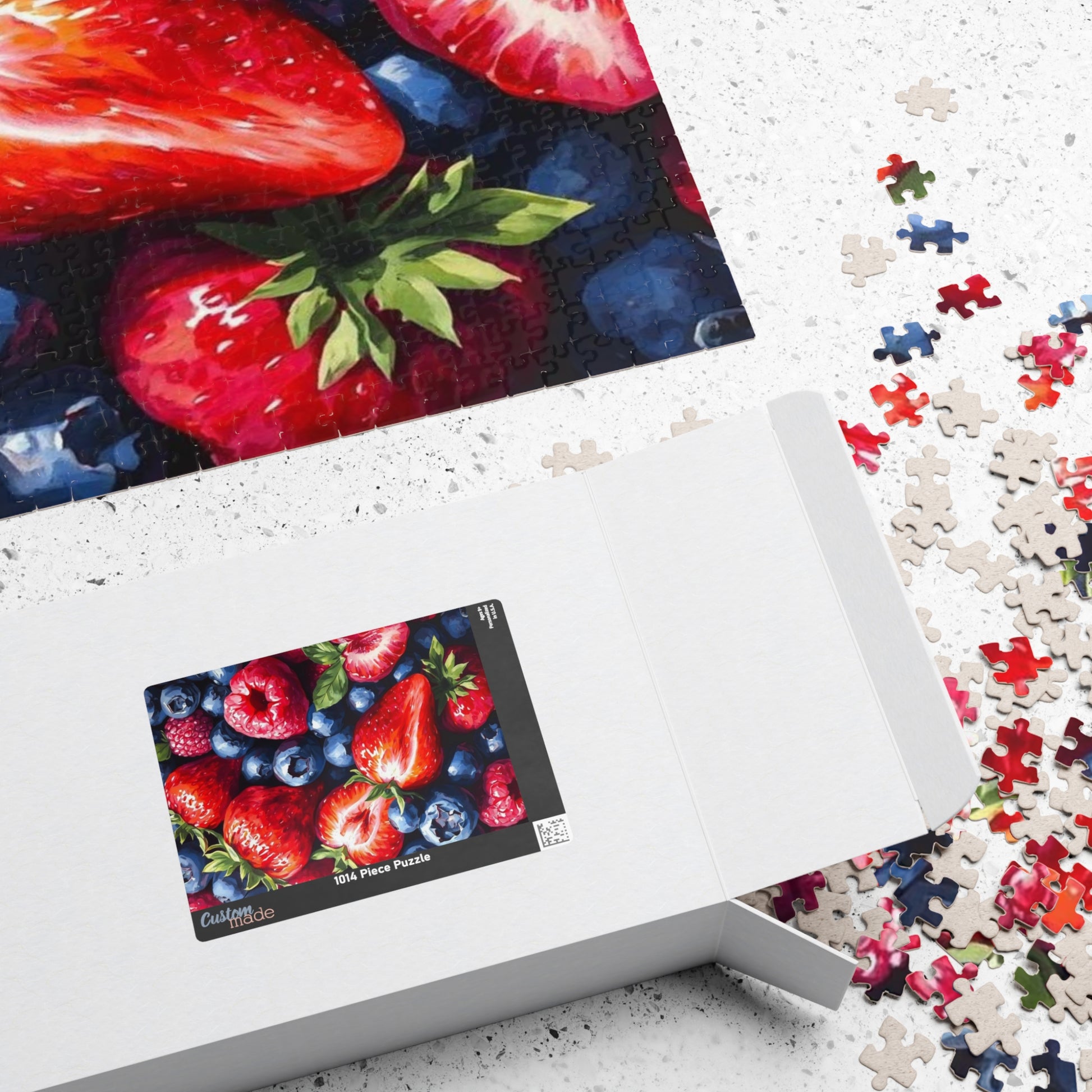 Fruity Jigsaw Puzzle Art - 110, 252, 520, 1014-piece, Foodie Gift for Friends, Family Game Night, Fruit Lover's Challenge Puzzle The Puzzle Chest