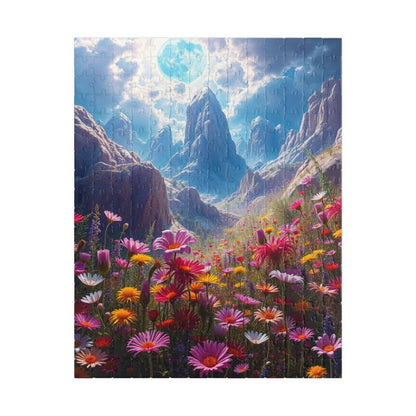 Nature's Serenity Landscape Puzzle, 110, 252, 520, 1014-piece, Floral Jigsaw Art Game for Mindfulness, Gift for Nature Lovers, Relaxation 252 pcs (Vertical) Puzzle The Puzzle Chest