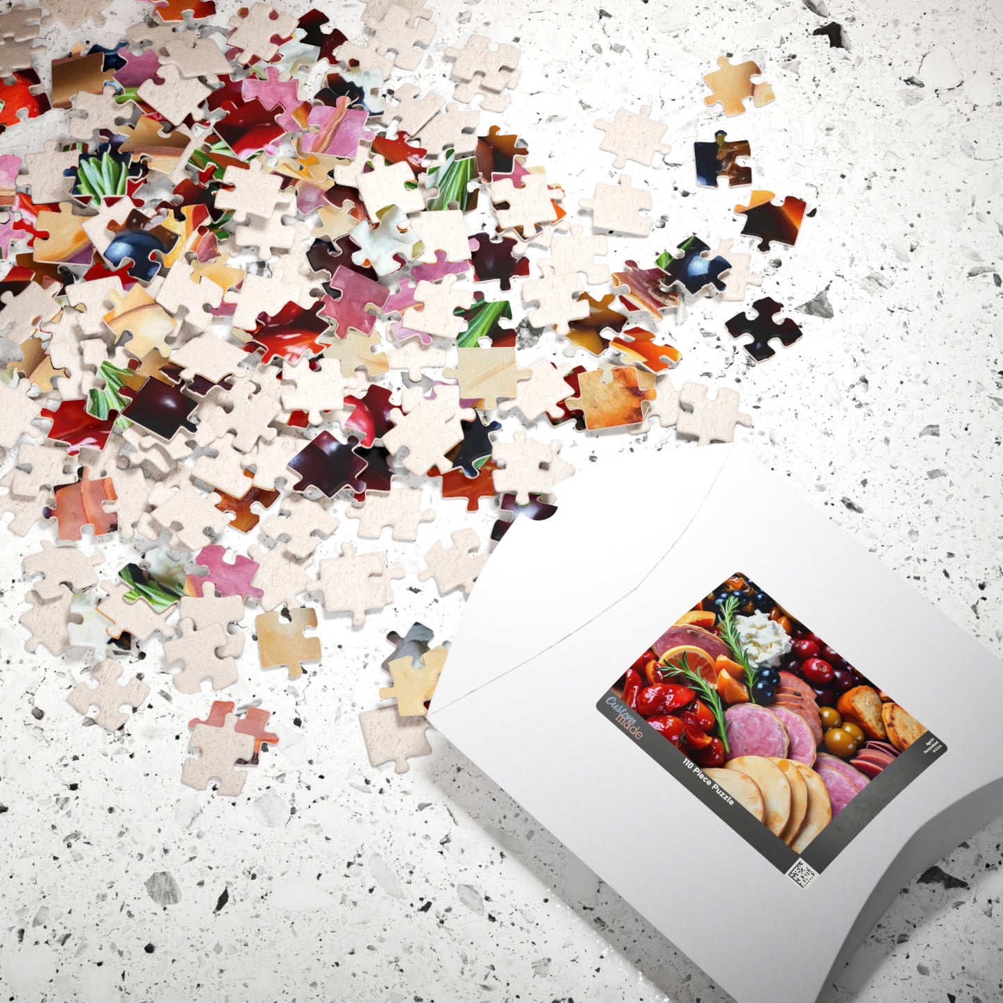 Gourmet Food Puzzle, Fun Family Activity, Foodie Gift, Home Decor Puzzle, Unique Puzzle Gift for Food Lovers, Puzzle for Game Night Puzzle The Puzzle Chest