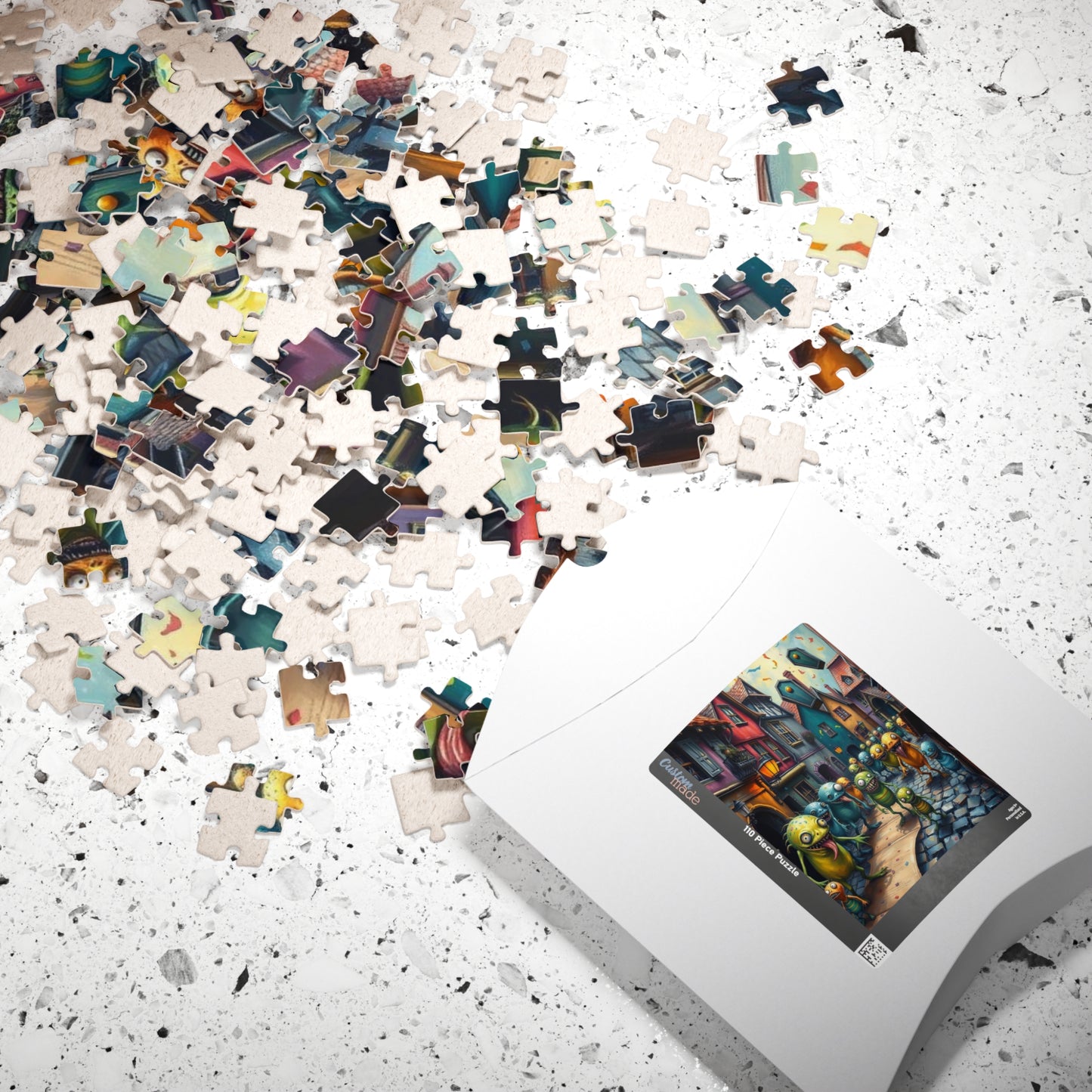 Midnight Parade Monster Puzzle, 110, 252, 520-piece Jigsaw for Fun Home Activity, Unique Gift for Adults, Family Game Night, Halloween