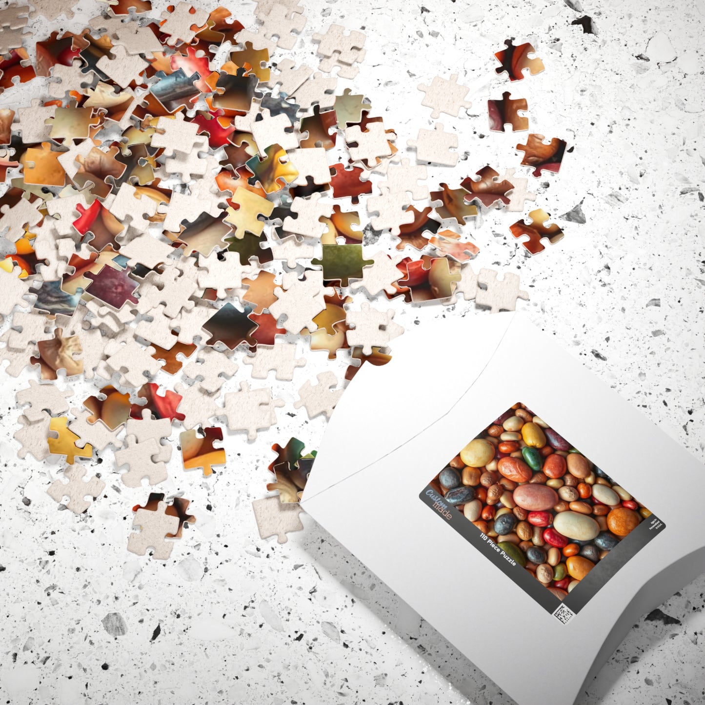 Chaotic Bean Puzzle - Jigsaw Collage, Fun Family Activity, Gift for Art Lovers, Classroom Game, Holiday Entertainment, Creative Hobby Puzzle The Puzzle Chest