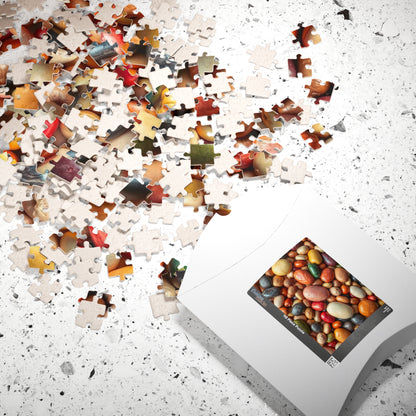 Chaotic Bean Puzzle - Jigsaw Collage, Fun Family Activity, Gift for Art Lovers, Classroom Game, Holiday Entertainment, Creative Hobby Puzzle The Puzzle Chest