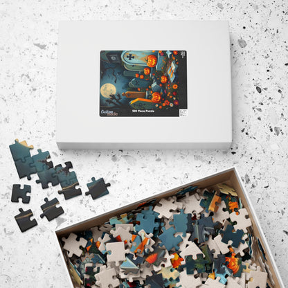 Tomb Tune Parade - Spooky Cemetery Halloween Puzzle, Fall Puzzle for Adults for Family or Solo Fun, Mental Exercise, Gift Idea for Friends