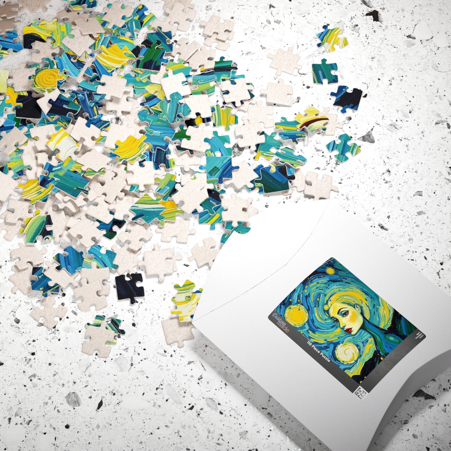 Artistic Woman-themed Puzzle, Colorful Abstract Puzzle for Art Lovers Puzzle The Puzzle Chest