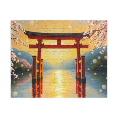 Japanese Torii Gate Jigsaw Puzzle, Mindfulness Activity for Adult, Gift Ideas for Friends, Family Bonding Home Entertainment, Relaxing Hobby