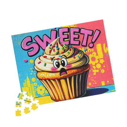 Sweet Cupcake Puzzle - Pop Art Jigsaw Game, Fun Activity, Birthday Gift for Friends, Family Activity, Brain Teaser, Best Gift Idea Puzzle The Puzzle Chest