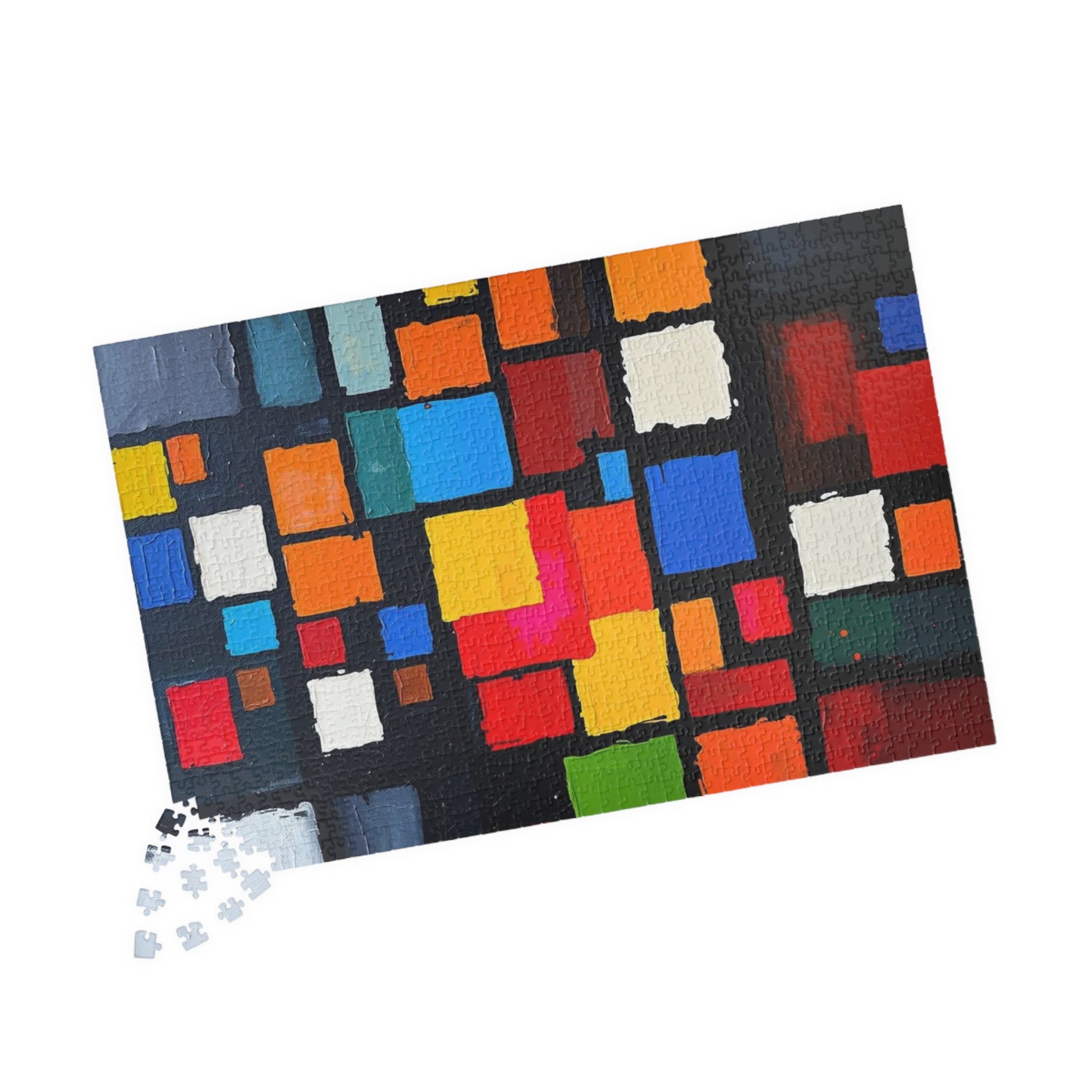 Colorful Abstract Puzzle for Art Lovers, Home Entertainment, Unique Gift for Friends and Family Activity Game Night, Adult Fun Puzzle The Puzzle Chest