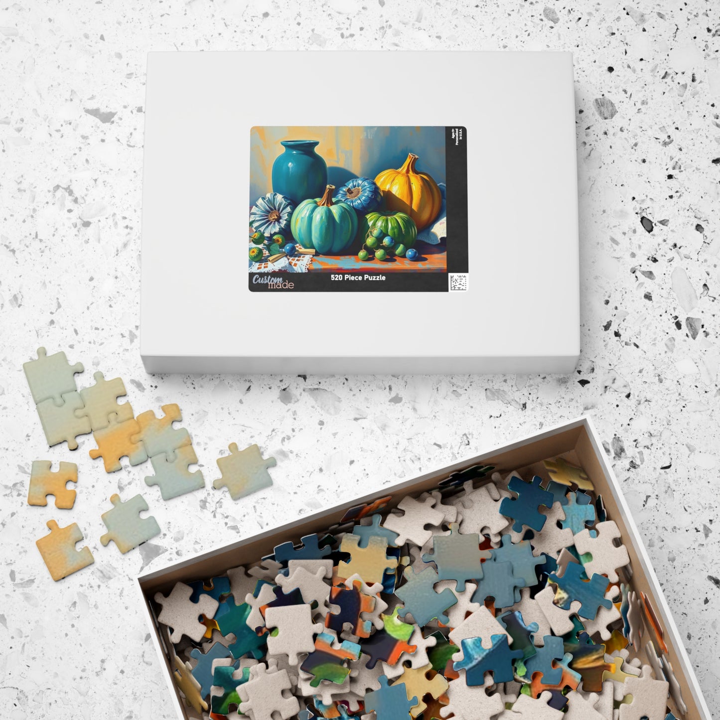 Autumn Harvest Jigsaw Puzzle, Fall Vintage Still Life Jigsaw Game, Family Activity, Home Cozy Nights, Thanksgiving Gift Ideas, Seasonal Fun Puzzle The Puzzle Chest