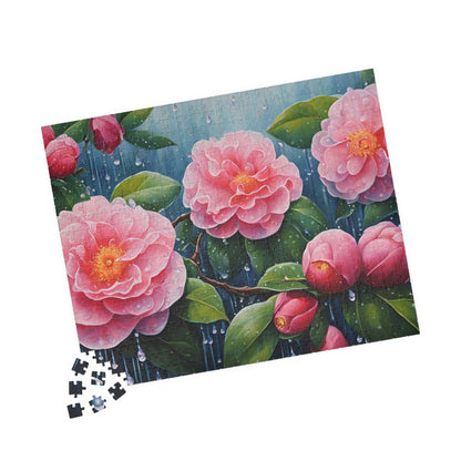 Peonies Jigsaw Puzzle, Floral Art Puzzle Lover Gift, Relaxing Hobby, Mindfulness Activity, Flower Lover Keepsake, Rainy Day Indoor Game Puzzle The Puzzle Chest