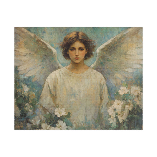 Angel Portrait Puzzle | Religious Art Jigsaw Game, Christian