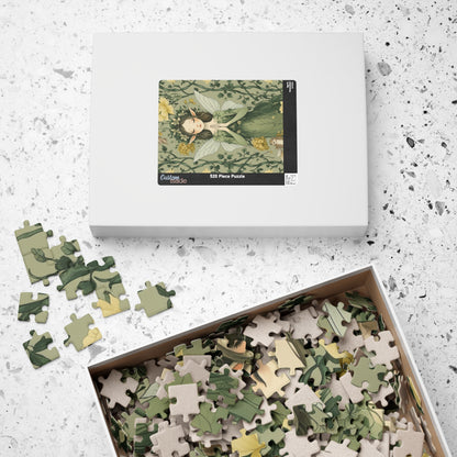 Delicate Fairy Vintage Jigsaw Puzzle Game with Cascading Flowers, Best for Gifting on Birthday, Puzzle Lover, Stress Relief Leisure Activity Puzzle The Puzzle Chest