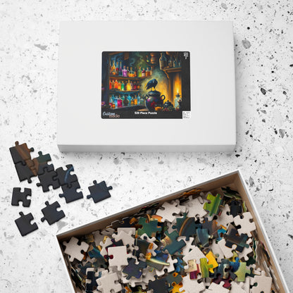 Mystical Potion Puzzle, Enchanting Jigsaw for Adults, Cozy Game Night Entertainment, Halloween Gift, Home Decor, Creative Activity The Puzzle Chest