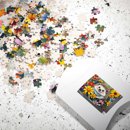 Cute Hedgehog Jigsaw Puzzle - 110 to 1014 Pieces, Family Fun Game Night, Animal Lover Holiday or Birthday Gift for Friend Puzzle The Puzzle Chest
