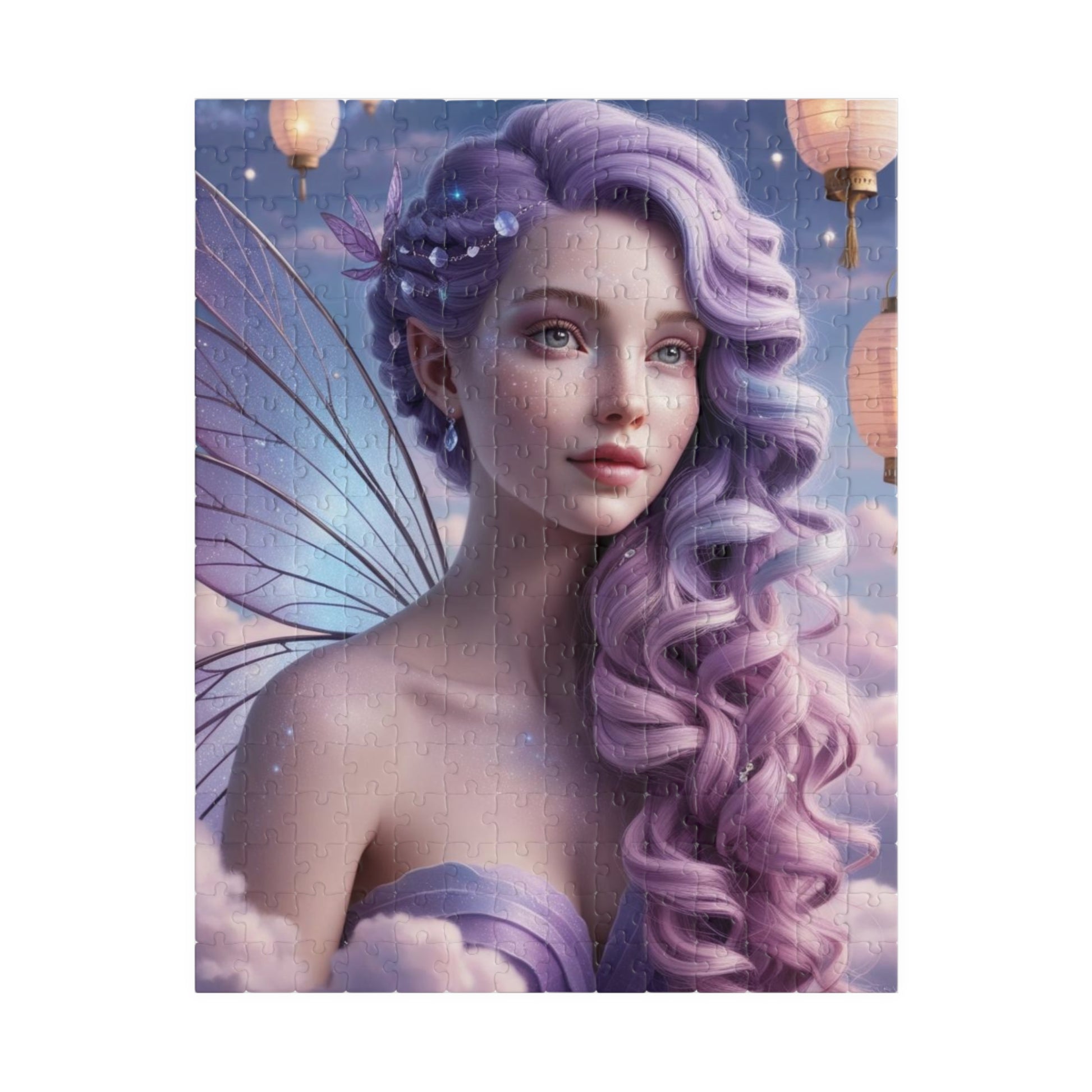 Dreamy Fairy Puzzle, Enchanting Mythical Art Jigsaw Game, Fantasy Gift for Puzzle Lover, Mindfulness Activity, Brain Teaser 252 pcs (Vertical) Puzzle The Puzzle Chest