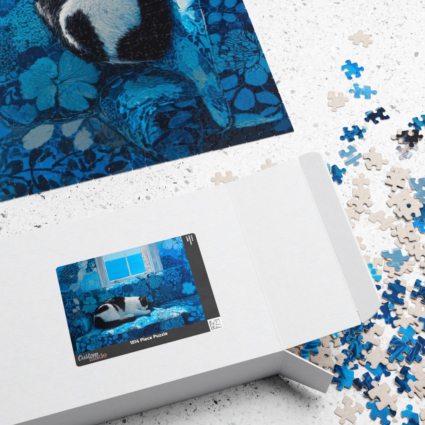 Matisse’s Dream Cat – Seaside Fauvist Cat Jigsaw Puzzle, Animal Theme Artistic Puzzle for Adults Puzzle The Puzzle Chest