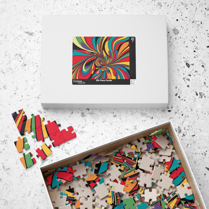 Colorful Swirl Puzzle - Pop Art Jigsaw Puzzle for Adults Puzzle The Puzzle Chest