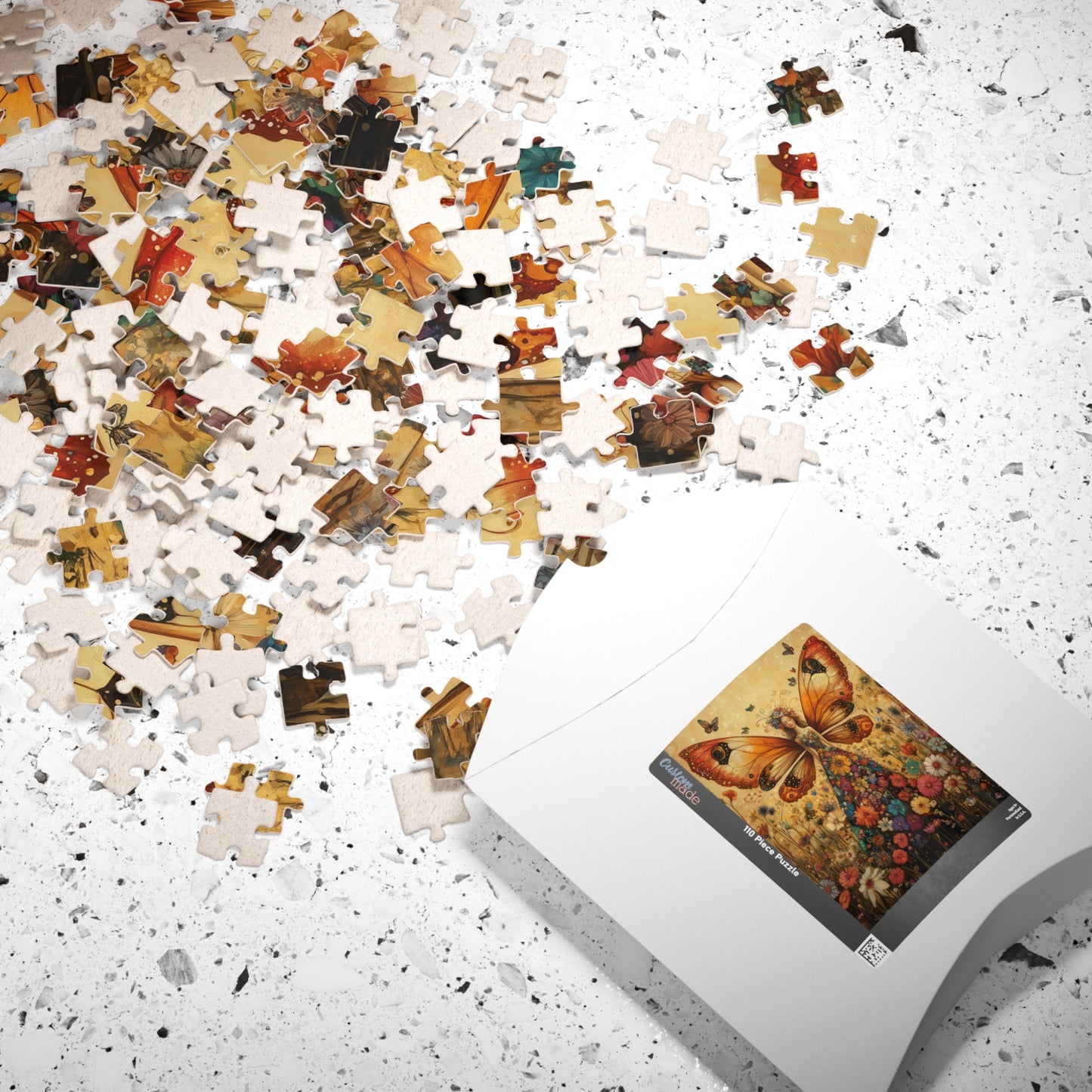 Butterfly Fairy Floral Dress Puzzle | Fantasy Jigsaw Puzzle Puzzle The Puzzle Chest