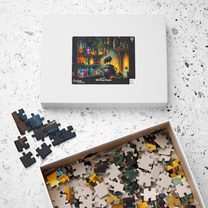 Mystical Potion Puzzle, Enchanting Jigsaw for Adults, Cozy Game Night Entertainment, Halloween Gift, Home Decor, Creative Activity The Puzzle Chest