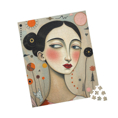 Jigsaw Puzzle, Surreal Woman Portrait in Soft Pastel Colors, 110-1014 Piece Artistic Mindfulness Activity, Home Entertainment, Gift for Her Puzzle The Puzzle Chest