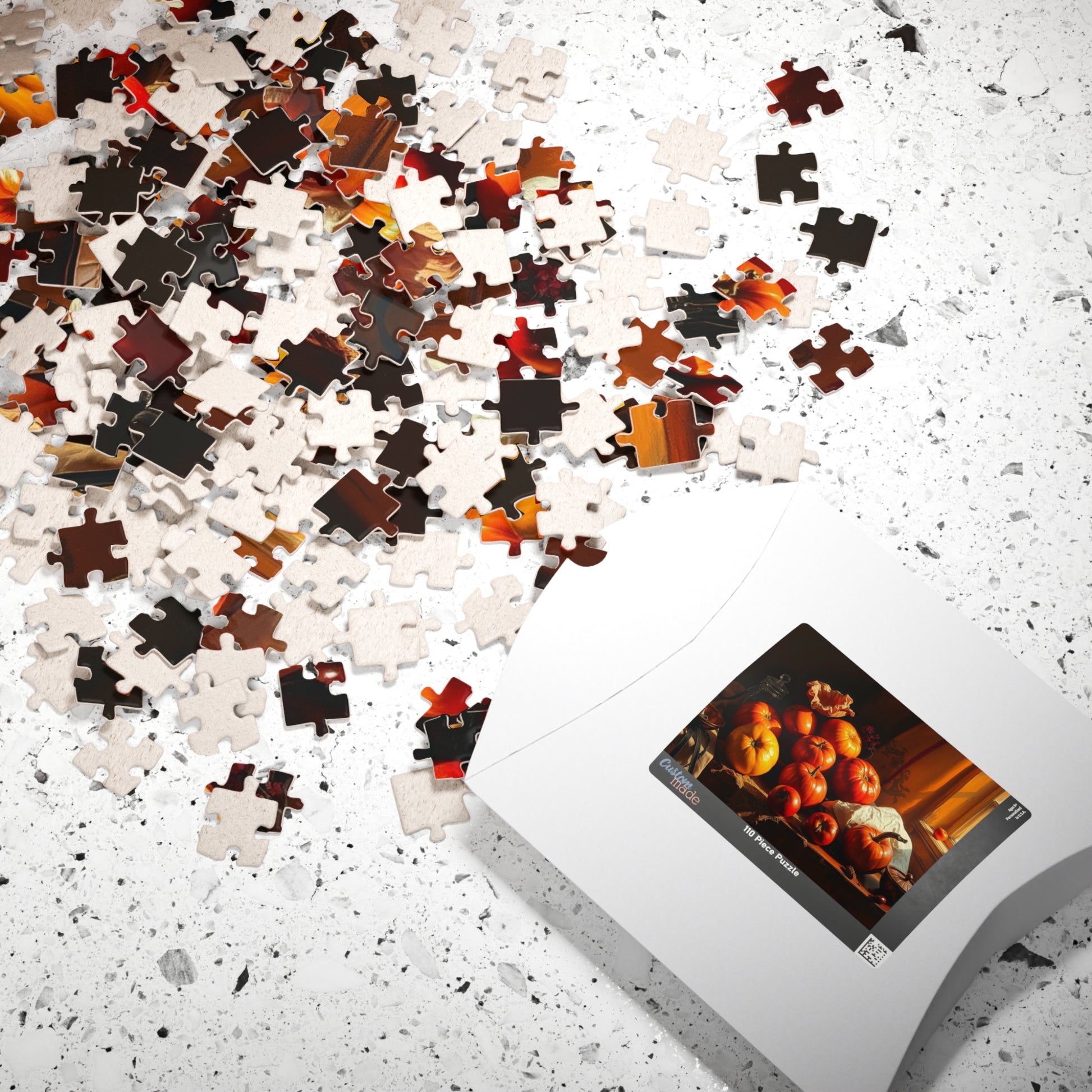 Fall Harvest Still Life Jigsaw Puzzle, Autumn Vintage Style Art Design, Seasonal Cozy Family Activity, Best Puzzle Lover Gift, Thanksgiving Puzzle The Puzzle Chest