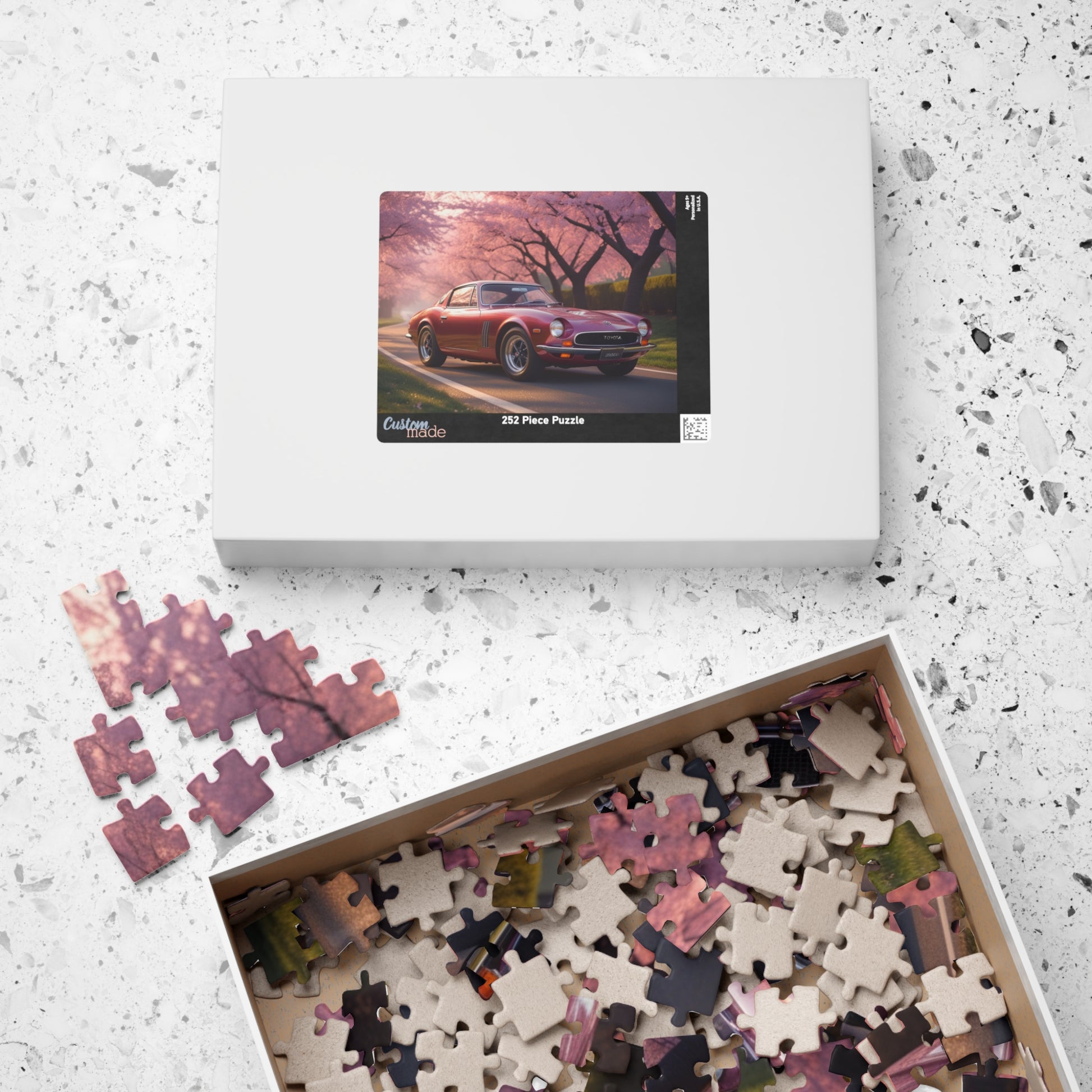 Vintage Car Puzzle - 1967 2000GT Classic Auto Jigsaw Game Puzzle The Puzzle Chest