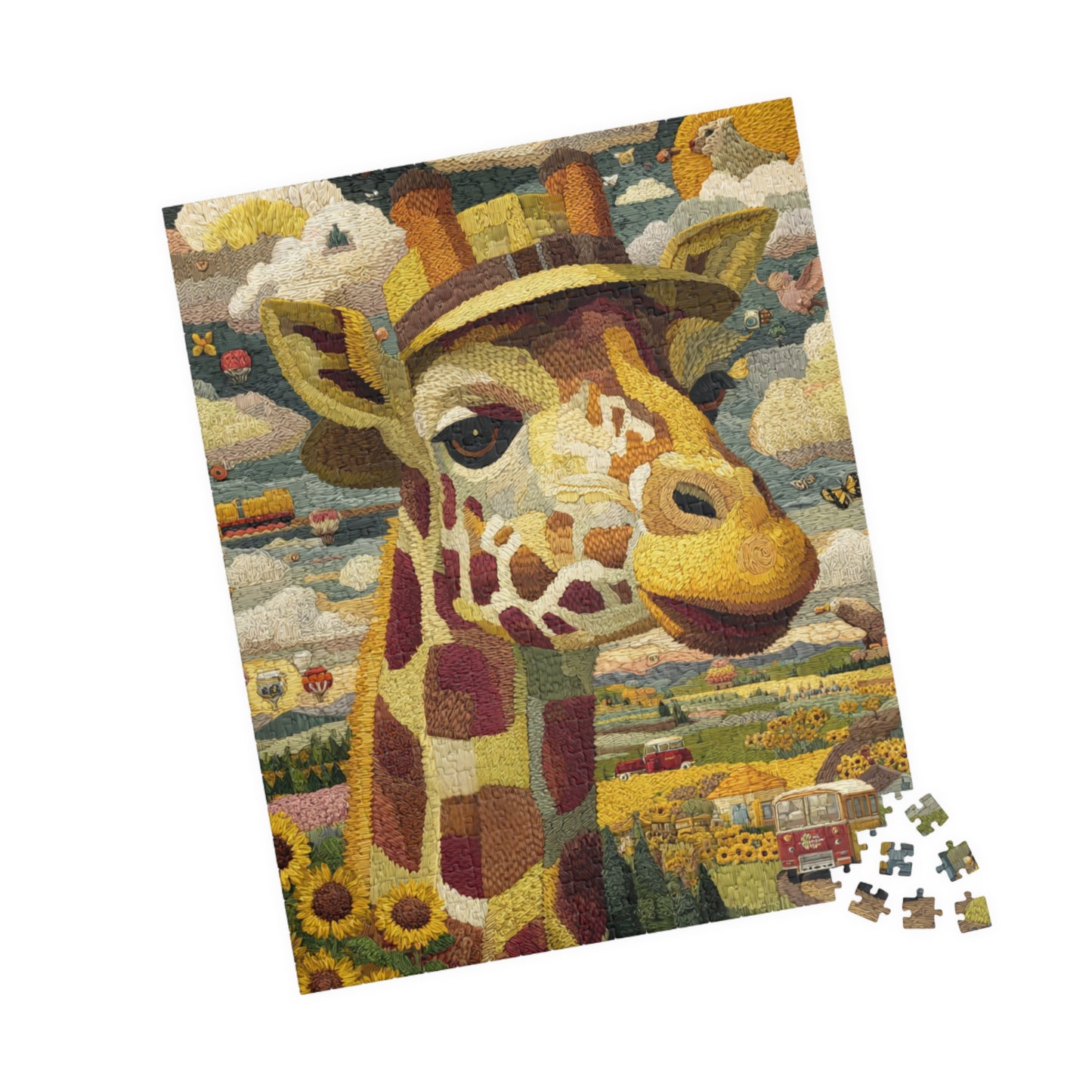 Giraffe Jigsaw Puzzle, Fun Family Activity, Gift for Friends, Home Decor, Relaxing Hobby, Puzzle Lovers 520 pcs (Vertical) Puzzle The Puzzle Chest