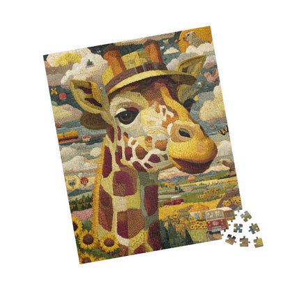 Giraffe Jigsaw Puzzle, Fun Family Activity, Gift for Friends, Home Decor, Relaxing Hobby, Puzzle Lovers 520 pcs (Vertical) Puzzle The Puzzle Chest