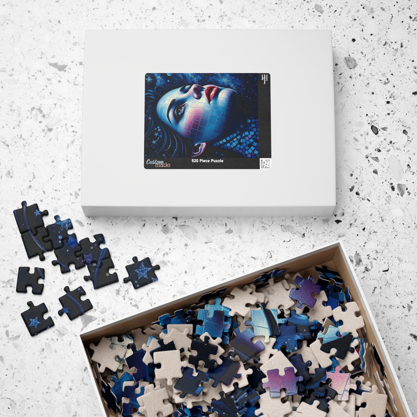 Mystical Woman Mosaic Jigsaw Puzzle, 110-1014 Pieces, Unique Puzzle Artwork, Perfect Gift for Art Lovers, Relaxation, Family Game Night Puzzle The Puzzle Chest