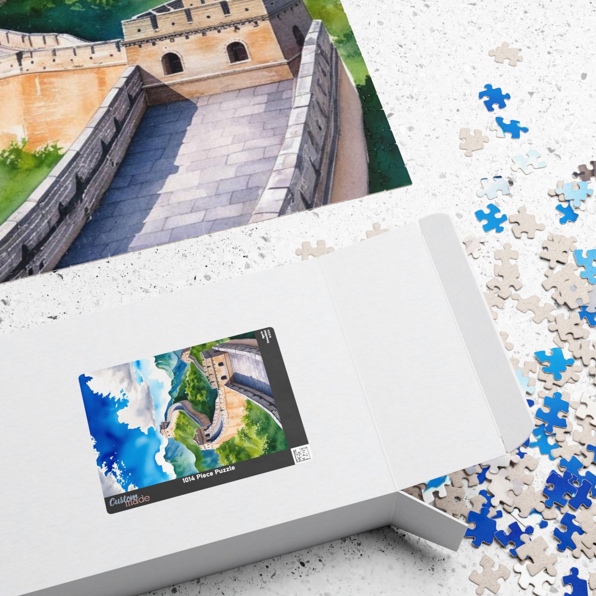 Great Wall of China Jigsaw Puzzle, Nature Landscape Tabletop Game, Puzzle Enthusiasts History Travel Lover, Family Activity, Hobby Puzzle The Puzzle Chest