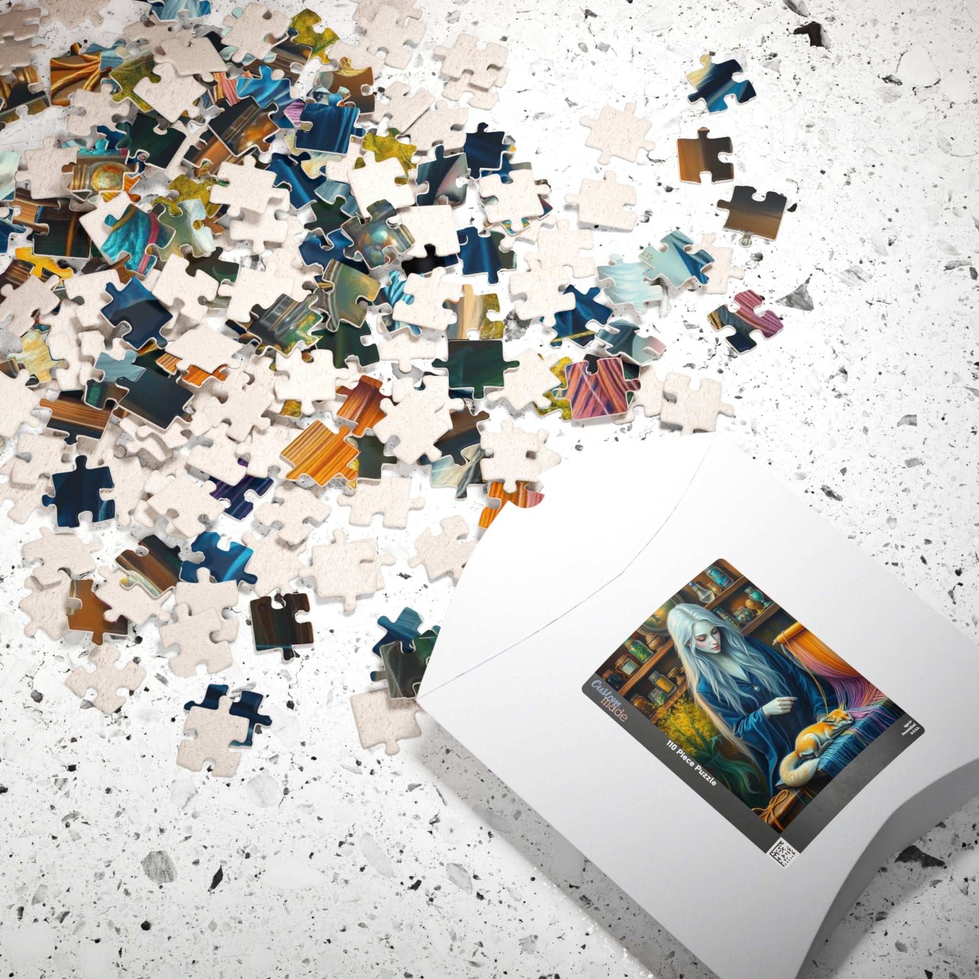 Threads of Magic Jigsaw Puzzle - Witch Puzzle, 110, 252, 520, 1014-piece Puzzle Lover Gift, Family Game Night, Therapy Activity, Halloween Puzzle The Puzzle Chest