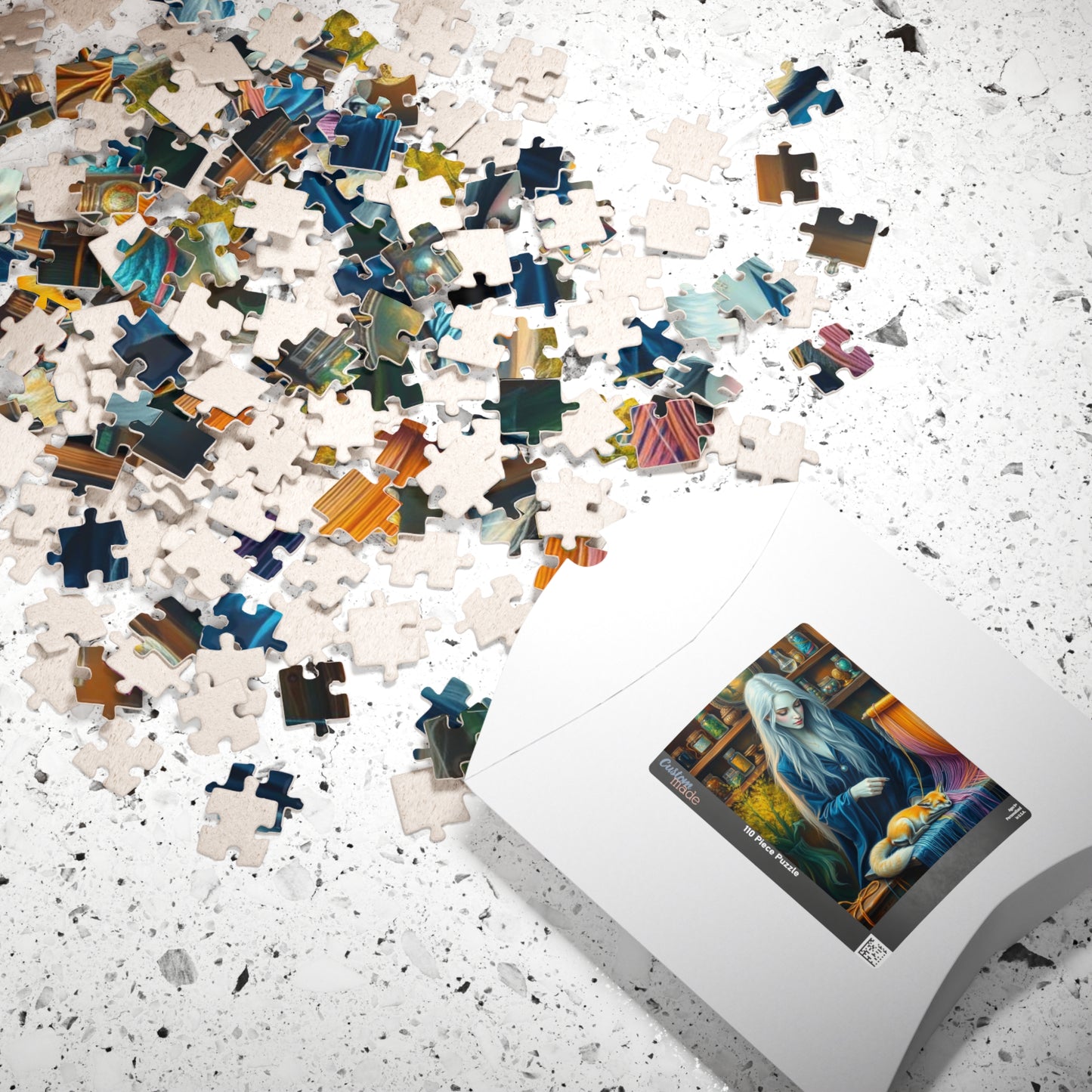 Threads of Magic Jigsaw Puzzle - Witch Puzzle, 110, 252, 520, 1014-piece Puzzle Lover Gift, Family Game Night, Therapy Activity, Halloween