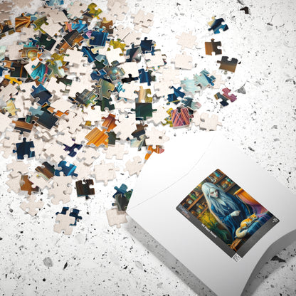 Threads of Magic Jigsaw Puzzle - Witch Puzzle, 110, 252, 520, 1014-piece Puzzle Lover Gift, Family Game Night, Therapy Activity, Halloween