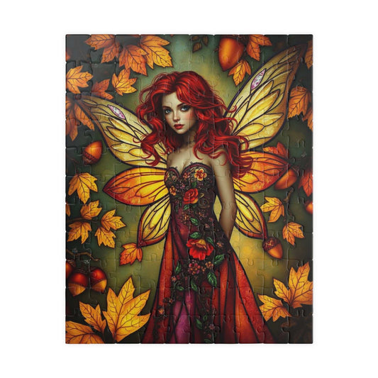 Autumn Fairy Tale Puzzle - Magical Artwork for Unique Home Decor, Gift for Puzzle Lovers, Family or Solo Activity, Brain Teaser