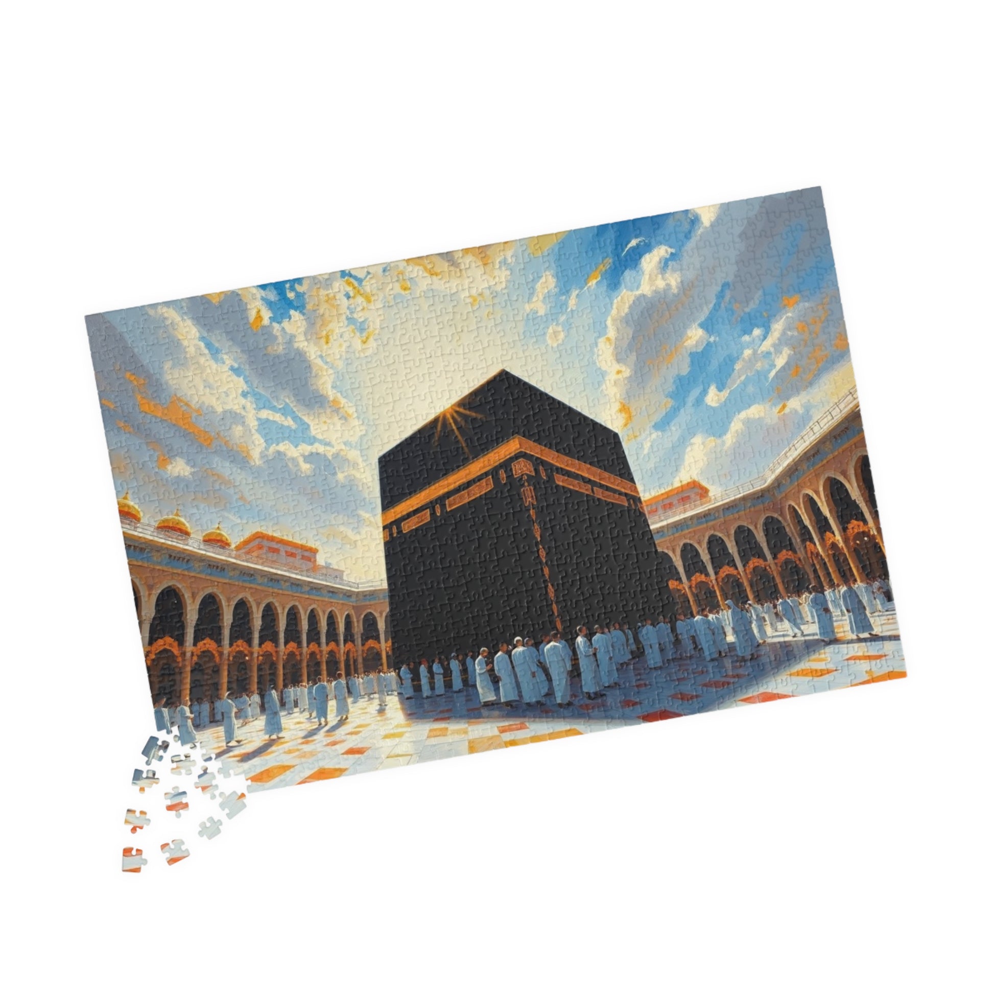 The Holy Kaaba in Mecca Puzzle, Famous Historical Religious Landmark, Islamic Faith-Based Jigsaw, Ramadan Eid Gift for Muslim Game Night Puzzle The Puzzle Chest